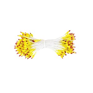 Pointed Yellow / Red Flower Stamens