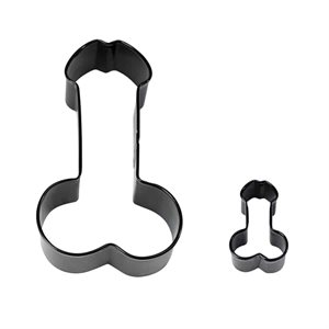 Male Anatomy Cookie Cutter Set 2pc