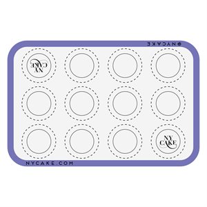 3" Round Double-Sided Macaron Mat