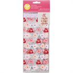 Heart Cellophane Candy Bags 20ct