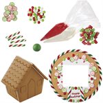 Big, Bright and Giant Gingerbread House Decorating Kit