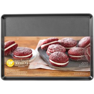 NON-STICK BAKEWARE LARGE COOKIE PAN, 15 X 21-INCH