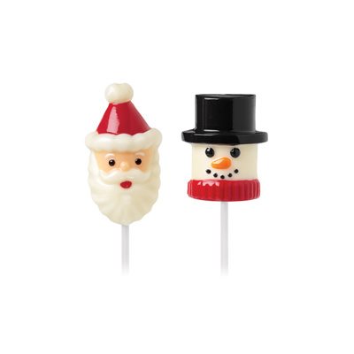 Snowman & Santa Marshmallow Candy Mold 