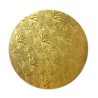10" Gold Round Cake Drum Board, 1 / 2" Thick