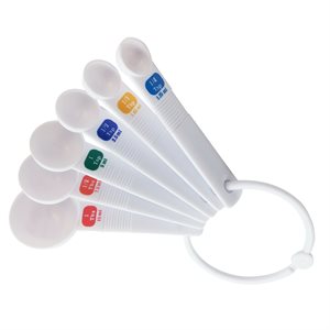 Multicolor Measuring Spoon Set of 6
