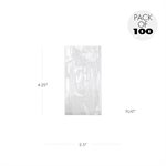 Cellophane Bags 2 1 / 2 X 4 1 / 4 Inch Flat Pack of 100