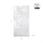 Cellophane Bags 4 1 / 2 X 2 1 / 4 X 11 Inch Heavyweight Pack of 100