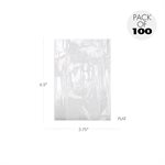 Cellophane Bags 3 3 / 4 X 6 1 / 2 Inch Flat Pack of 100