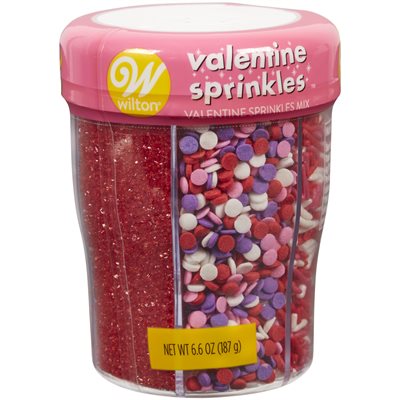 Traditional Valentine Day Sprinkles 6-Cell