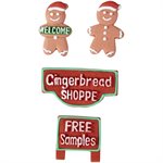 Gingerbread Boys and Signs Royal Icing Decorations