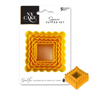 Square Shape Fondant, Pastry and Cookie Cutters