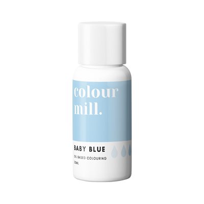 Baby Blue Oil-Based Coloring - 20mL By Colour Mill