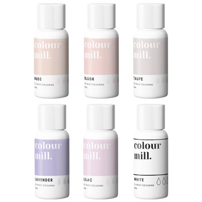 Nude 6-Pack Oil-Based Coloring - 20mL each by Colour Mill