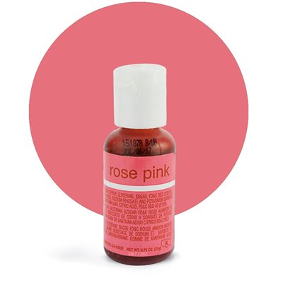 Rose Pink Liqua-Gel Color - .70 ounce By Chefmaster