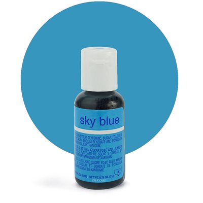 Sky Blue Liqua-Gel Color - .70 ounce By Chefmaster