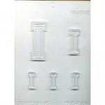 Collegiate Letter I Chocolate Candy Mold