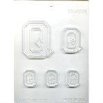 Collegiate Letter Q Chocolate Candy Mold