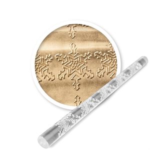 Crystal Snowflakes Mini Impression Rolling Pin