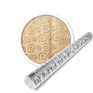 Swirl Impression Rolling Pin-Large