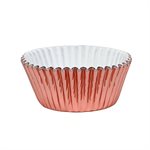 Metallic Rose Gold Standard Foil-Lined Baking Cups - Pack of 30