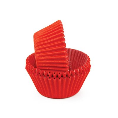 Red Glassine Standard Cupcake Baking Cup Liner
