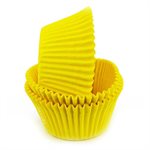 Yellow Greaseproof Jumbo Cupcake Baking Cup Liner