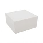 12 X 12 X 5 1 / 2 Inch White Cake Box 
