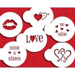 Valentine Cookie Stencil