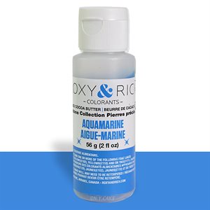 Aquamarine Gemstone Cocoa Butter By Roxy Rich 2 Ounce