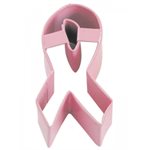 Pink Ribbon Cookie Cutter Poly Resin 3 3 / 4 Inch