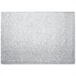 18 X 28 Inch Rectangle Silver Cake Board 1 / 2 Inch Thick