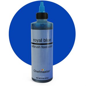Royal Blue Airbrush Color 9 Ounce By Chefmaster