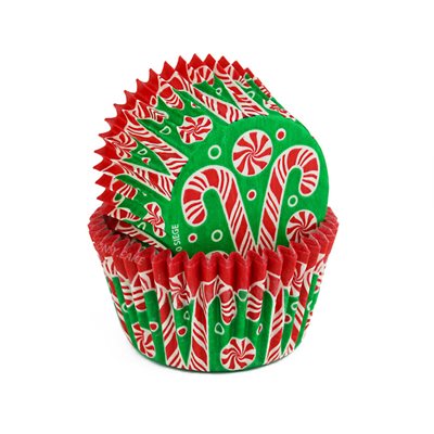 Candy Canes Standard Cupcake Baking Cup Liner -Pack of 500