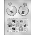 Baby Quilt Chocolate Candy Mold