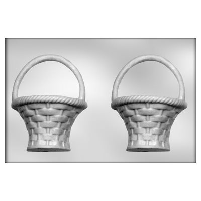 3D Basket Chocolate Candy Mold 7 1 / 2 Inch