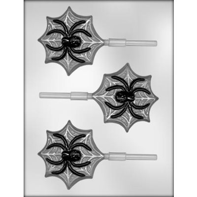 Spider Web Lollipop Chocolate Candy Mold