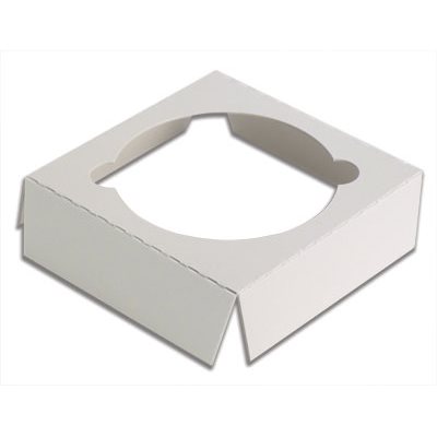 White Cupcake Insert Only Holds 1 Standard Cupcake 3" x 3" Box- 1 PC