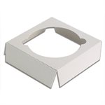 White Cupcake Insert Only Holds 1 Standard Cupcake 4" x 4" Box- 1 PC