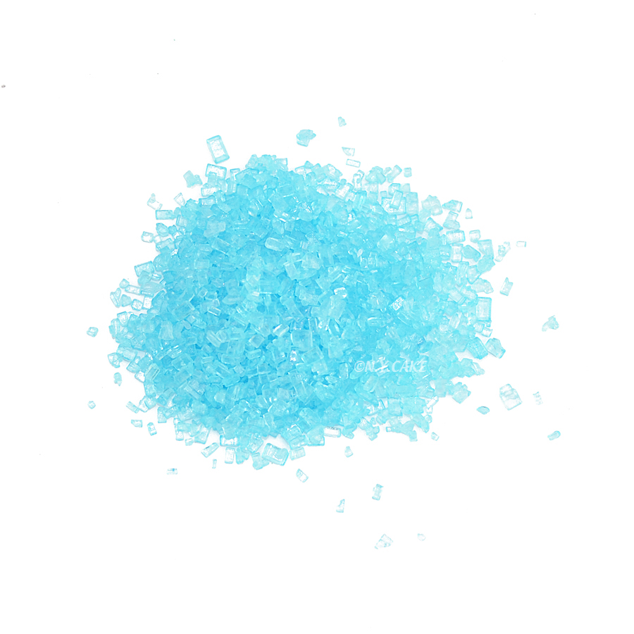 Coarse Sugar Crystals Blue