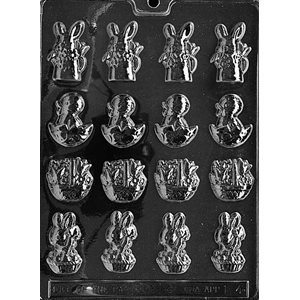 Easter Assortment with Basket Chocolate Candy Mold