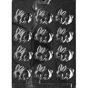 Cottontail Bunnies Chocolate Candy Mold