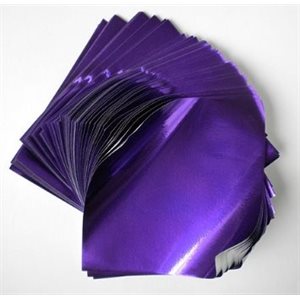 Purple Foil Square 3 Inch x 3 Inch