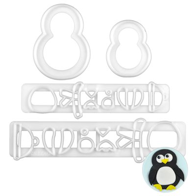 Mommy & Penguin Cutter Set By FMM