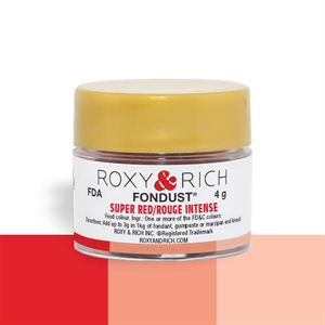 Super Red Fondust Food Coloring By Roxy Rich 4 gram