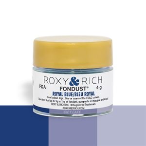 Royal Blue Fondust Food Coloring By Roxy Rich 4 gram