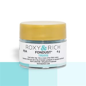 Turquoise Fondust Food Coloring By Roxy Rich 4 gram