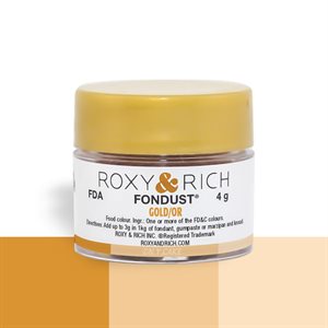 Gold Fondust Food Coloring By Roxy Rich 4 gram