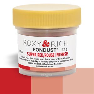 Super Red Fondust Food Coloring By Roxy Rich 12 gram