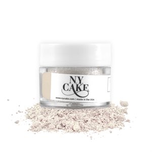 Ivory Edible Glitter Dust by NY Cake - 4 grams