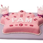 Princess Tiara Plastic Cake Pan 12 3 / 4 X 7 Inch
